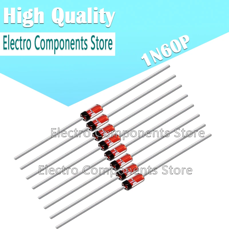 50PCS 2AP9= 1N60P IN60P Schottky Barrier Diode DO-35 Glass Case