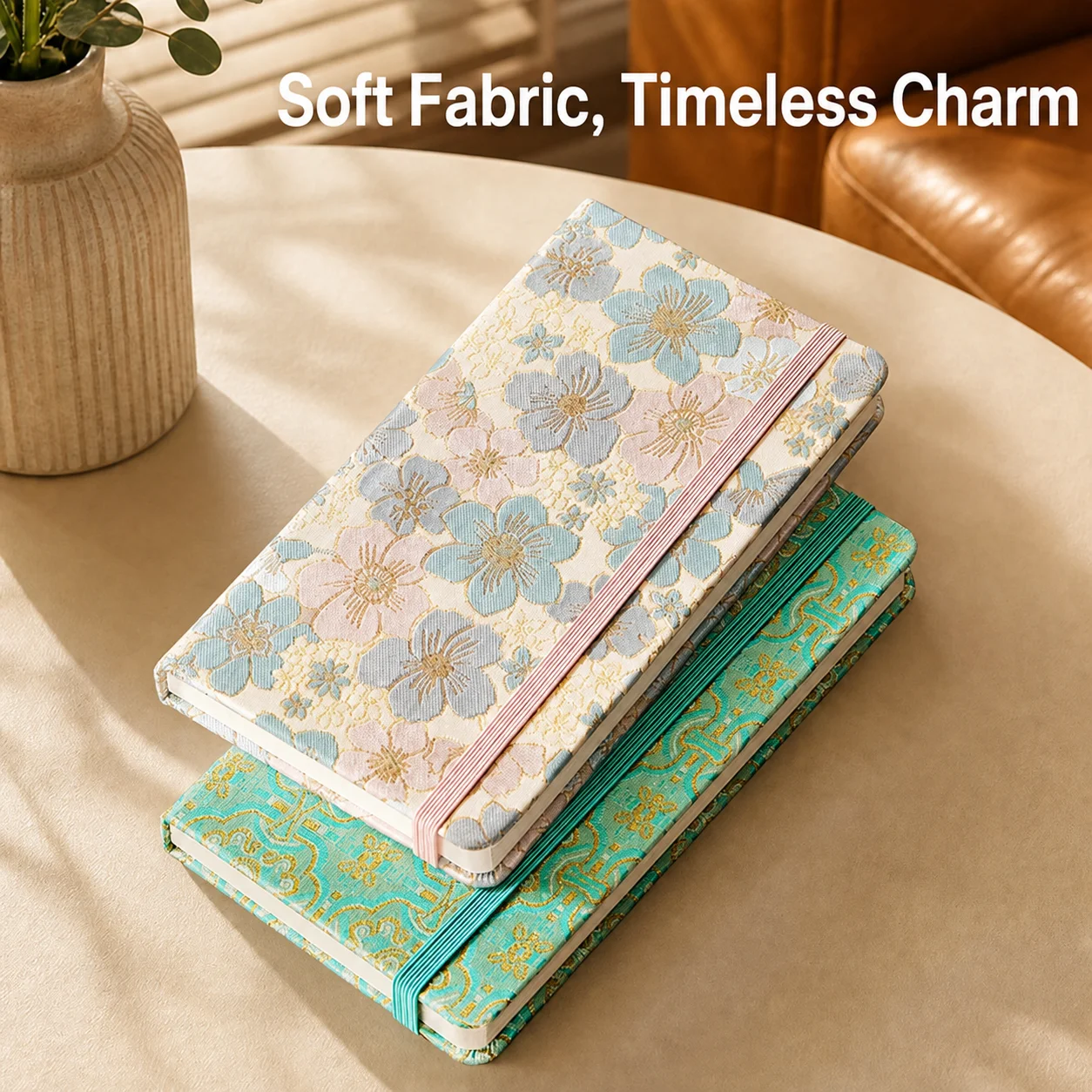 A7 A6 Cloth Cover Notebook With Elastic Band Portable Thick Paper Journal For Daily Writing Journal School Office Stationery