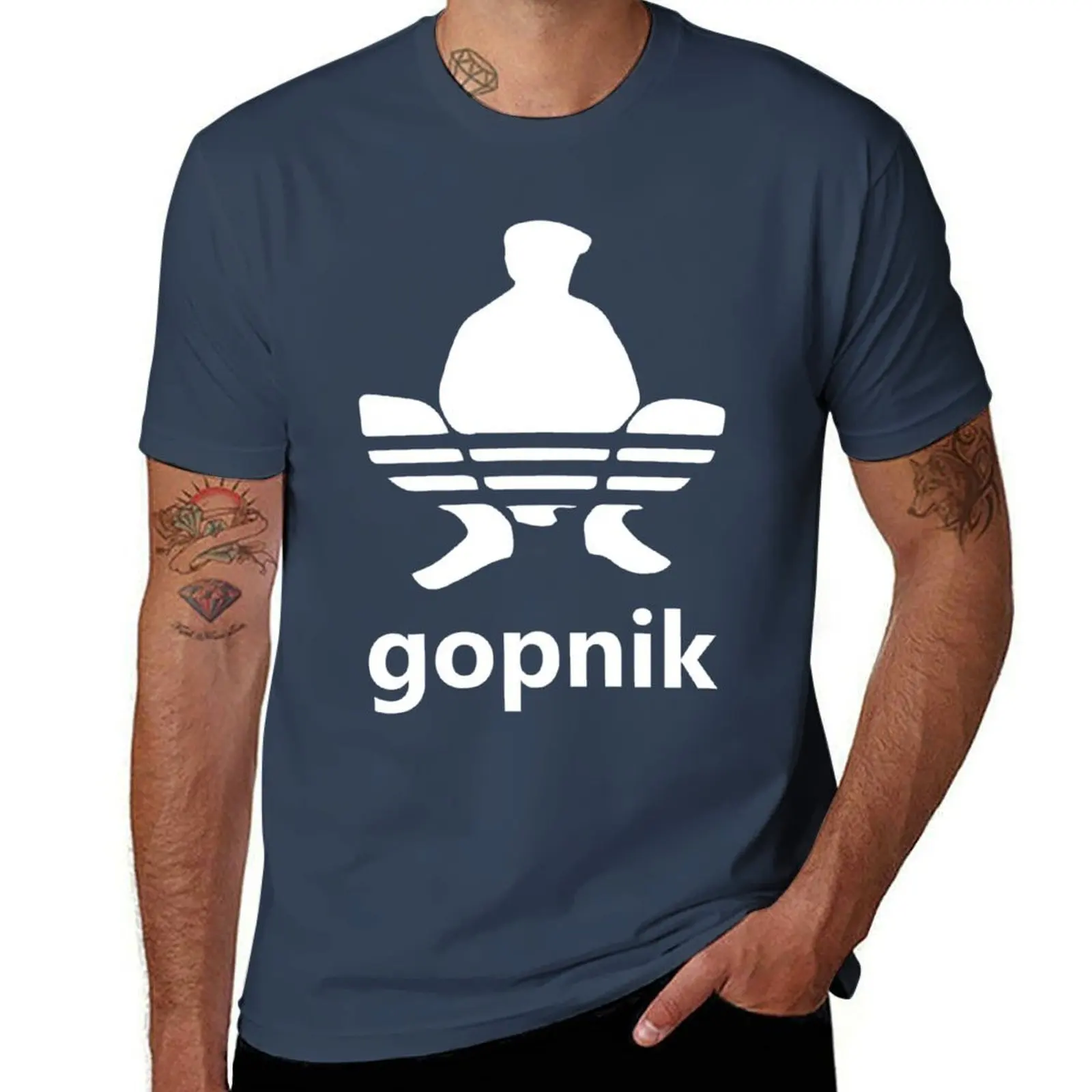 

Gopnik T-Shirt Large Size Soft Cotton T-Shirt