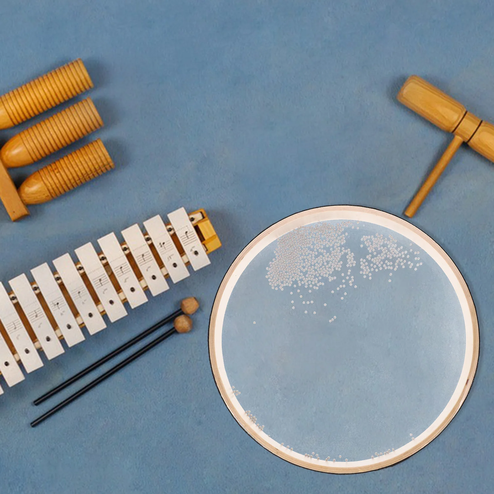 

Wooden Hand Beads Drum Wave Ocean Kids Music Toys Child Instrument Baby Percussion Toy Ocean Drums Musical Instruments
