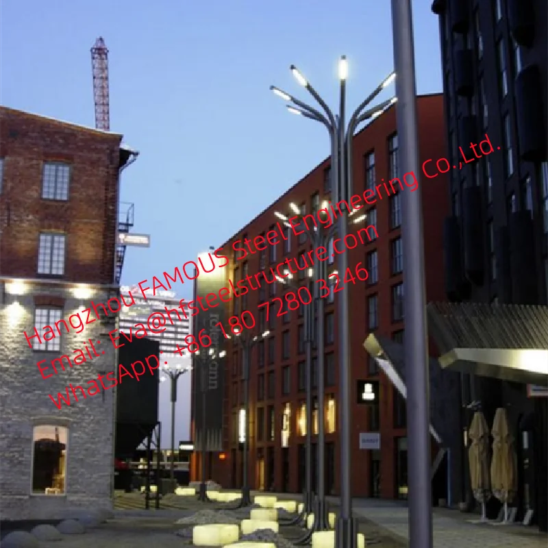 

Landscape Lighting Outdoor Street Lamp Post Plaza Light Poles Antirust