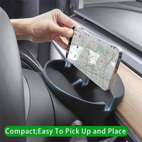 VC-Innovative-1 PCS Car Steering Wheel Organizers Phone Holder Hud Display Mount Black Silica Gel For Tesla Model Y Model 3
