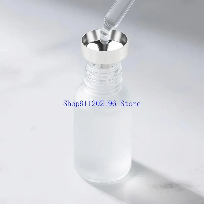 P82A 3 Pcs Funnel Small Funnel Metal Funnel Liquid Transfer Funnel for Home