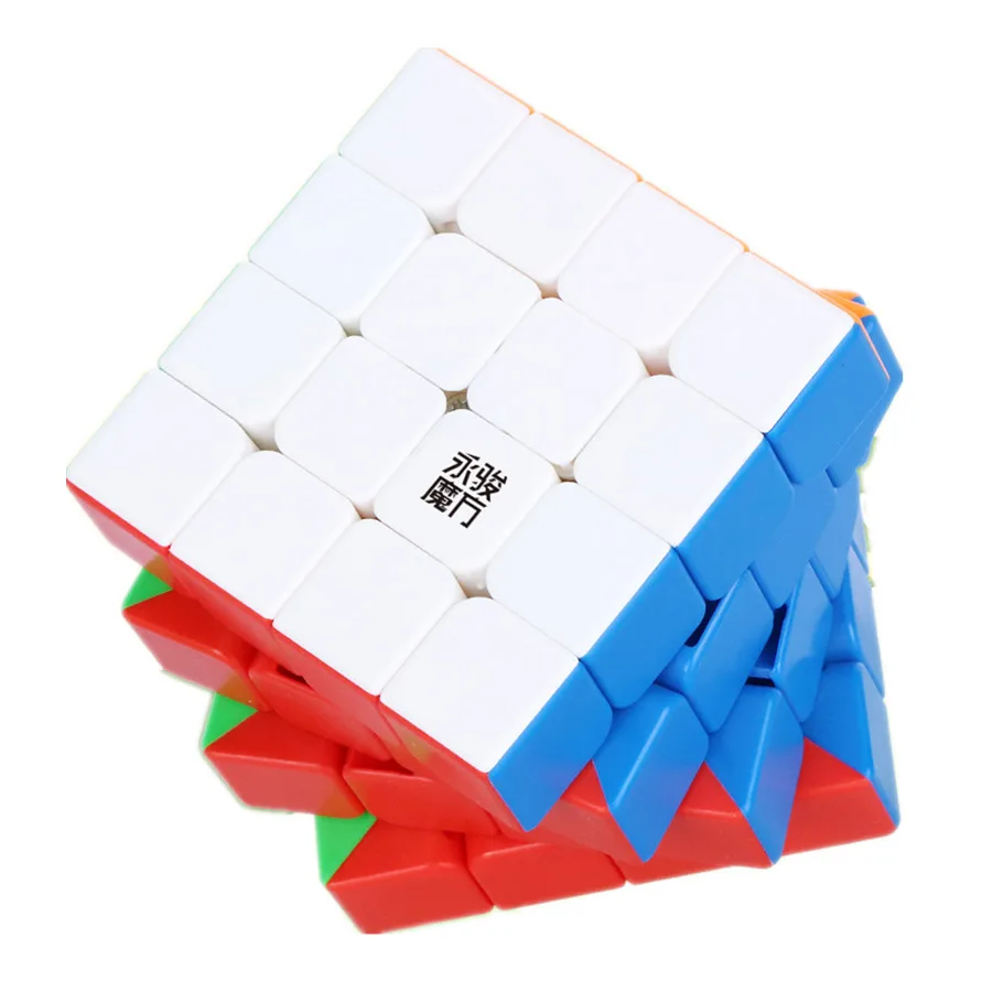 Yj Guansu-魔法の立方体,粘着性のない,カラフルなスピードキューブ,抗ストレス学習,教育パズルおもちゃ,4x4x4