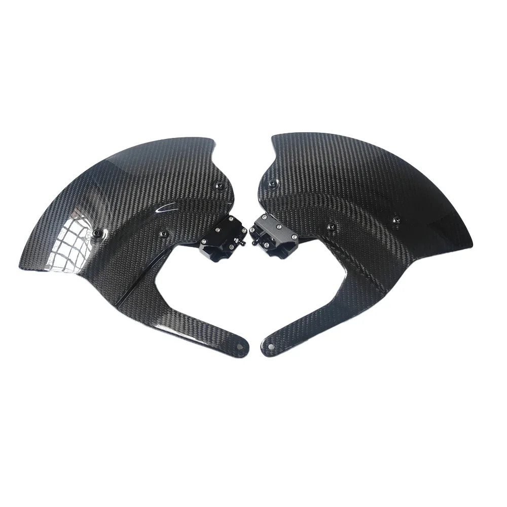 Per BMW S1000RR S1000R S1000XR 2019 2020-2024 3K In Fibra di Carbonio Parafango Anteriore Parafango Disco Freno Protezione Moto carenatura