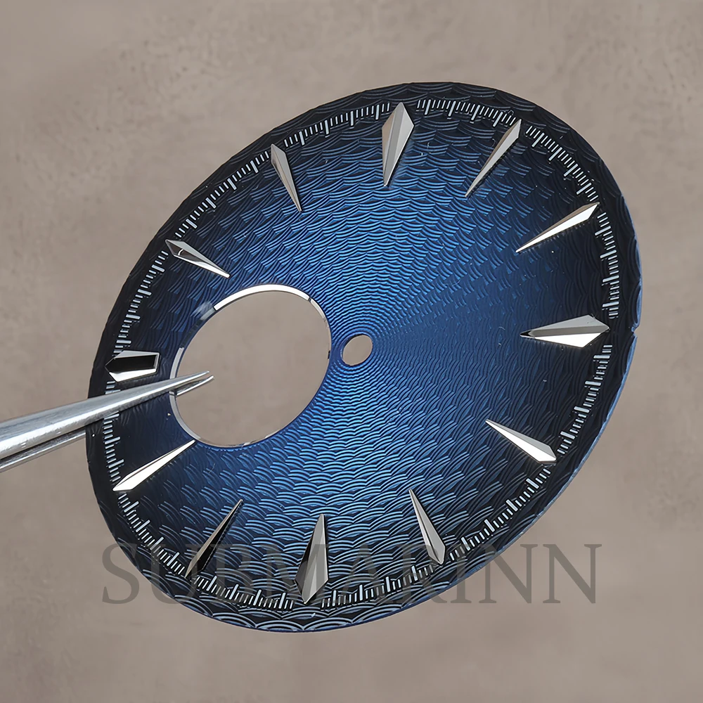 35mm NH38 Dial For Cocktail Time Presage NH38 Movement High Quality Hollow Out Watch Dial Weave Dial Watch Modification Parts
