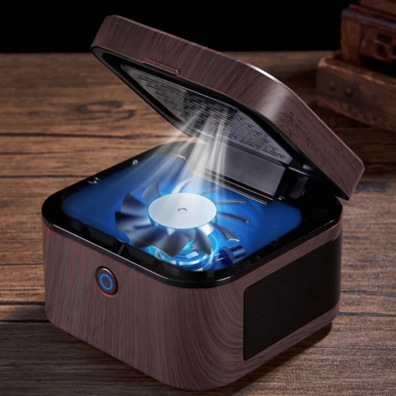 Purifying Ashtray High-end Atmosphere Upscale Device Anti Ash Fly Level Light Luxury Creative Intelligent Male Gift