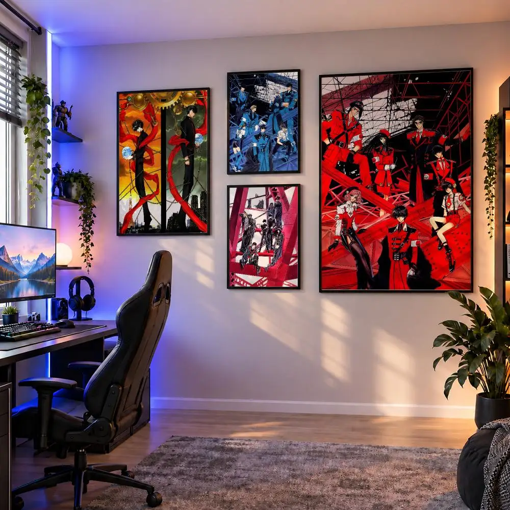 Manga Tokyo Babylon Subaru Seishiro Poster Wall Art PP Waterproof HD Self Adhesive Modern Home Decor Living Room Apartment Gift
