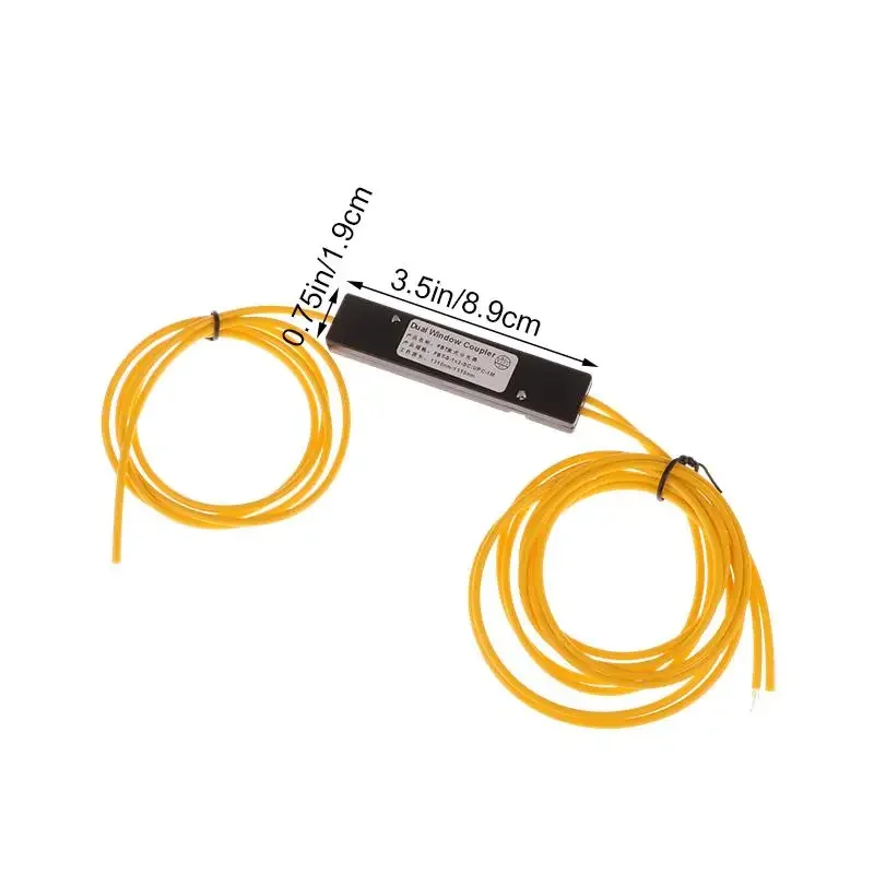 1 Tot 2 Splitter SC FC UPC 1X2 PLC Fiber Optische Splitter SC/UPC PCL Taper Type Splitter Computer Kabel Koord Mouwen