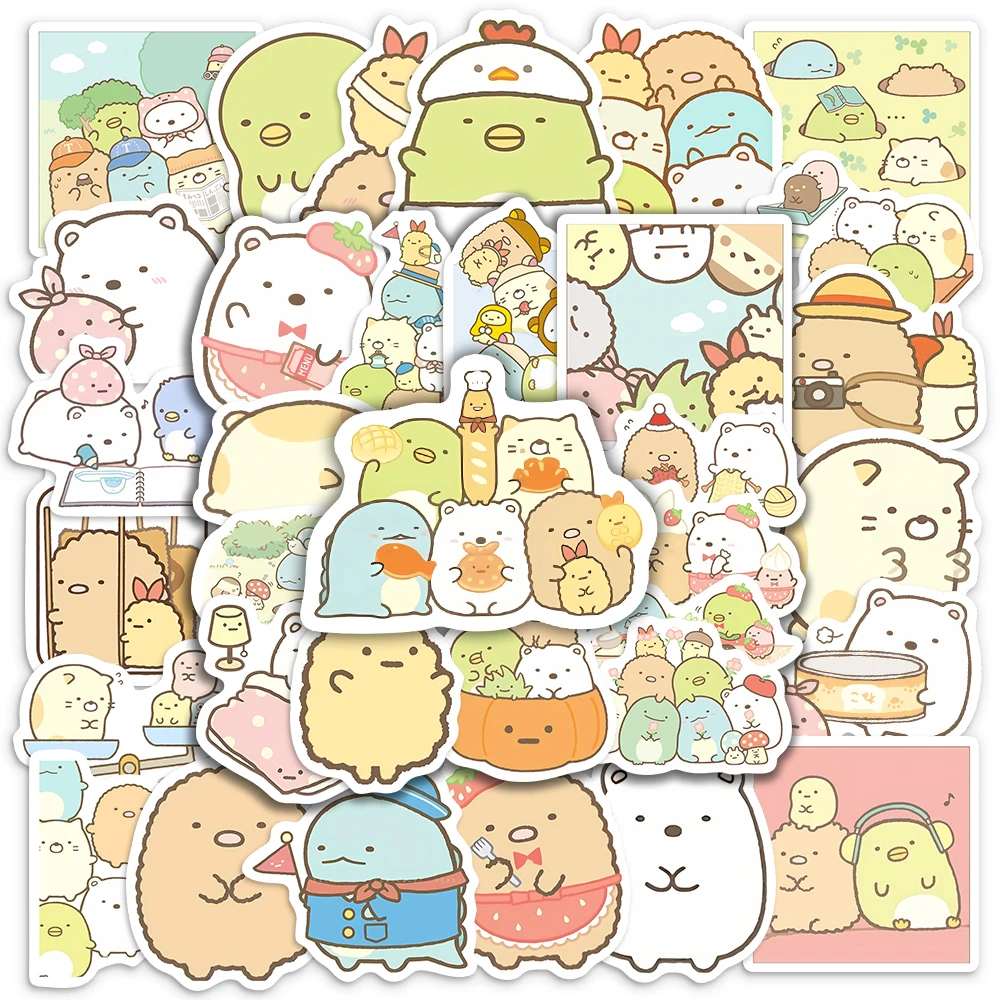 Cute Cartoon Sumikko Gurashi Sticker Kid DIY Toy Gift Waterproof Graffiti Decal for Scrapbook Journal Luggage Bottle Decorative