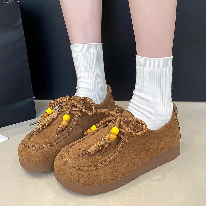 

Новые женские тканевые туфли в стиле старого Пекина, весна-осень, ретро, бохо, слипоны, ленивые туфли-мокасины, круглый носок, резиновая подошва