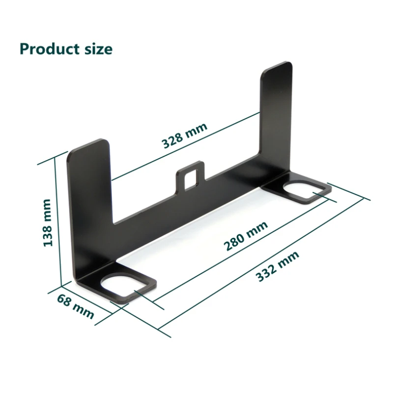 Steel Car Child Safety Seat Restraint Anchor Mounting Kit for ISOFIX Belt Connector Seat Belt Bracket