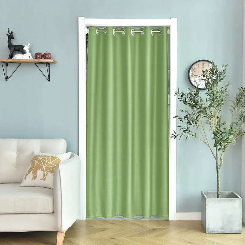 Solid Color Shading And Thermal Insulation Partition Door Curtain, Wardrobe Door Curtain, Bedroom And Living Room Door Curtain