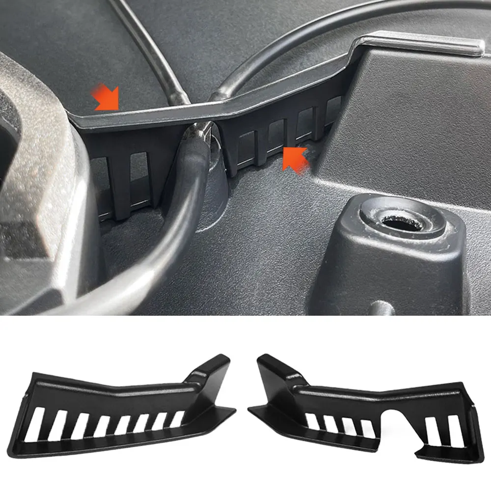 Applicable to Tesla Model Y Windshield Cover Drainage Ditch Grille Insect Proof Mesh y-type Air Inlet Accessory Protective Cover