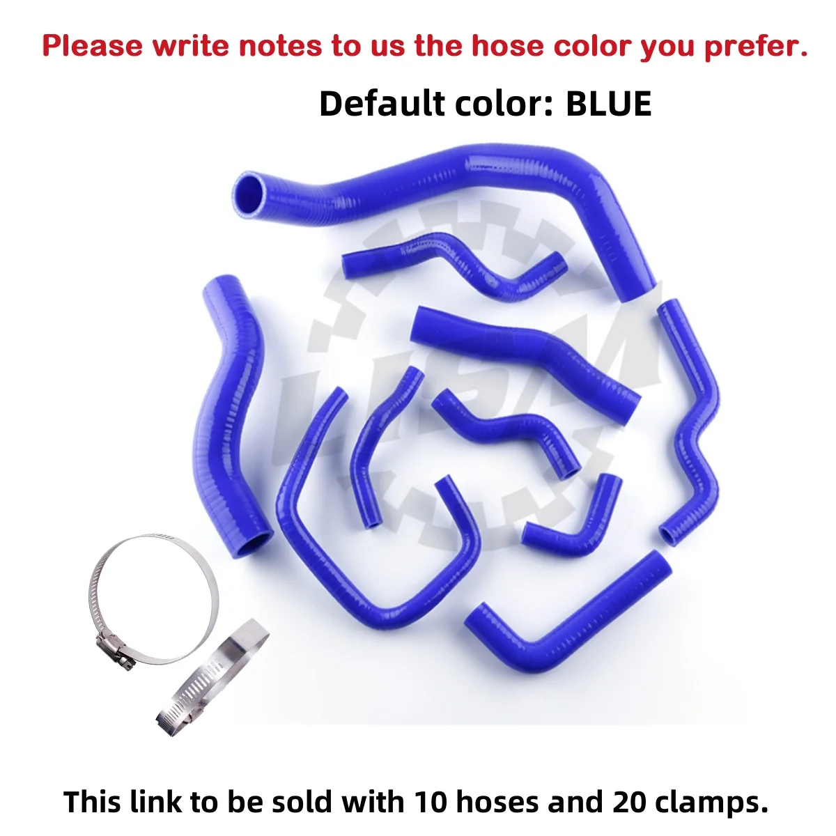 

10PCS 3PLY Silicone Radiator Coolant Hose Kit For Nissan Silvia 200SX 240SX S13 S14 S15 SR20DET Turbo Pipe Tube