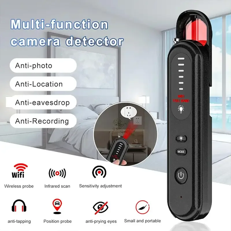 Protect yourself T01 Camera Detectors Portable Pen Shape Anti Camera Anti-recording Signal Detection RF Hotel Detector