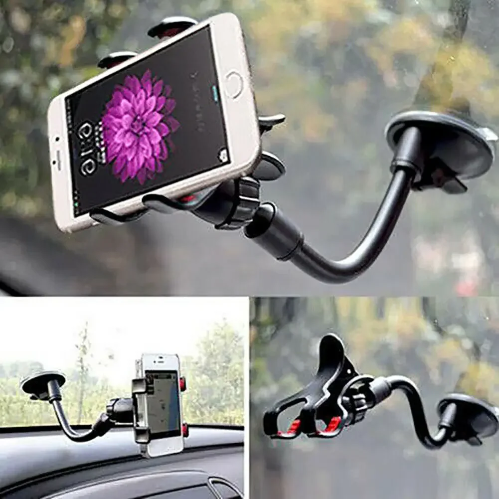 

360° Car Windshield Mount Cradle Suction Cup Holder for Cell Phone GPS