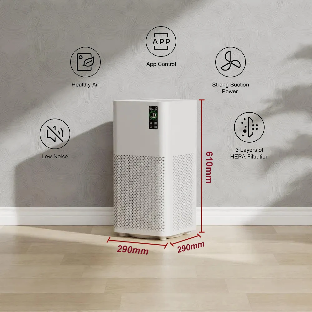 

Home 3-Layers HEPA13 Activated Carbon Home Use Air Purifier for Bedroom Office