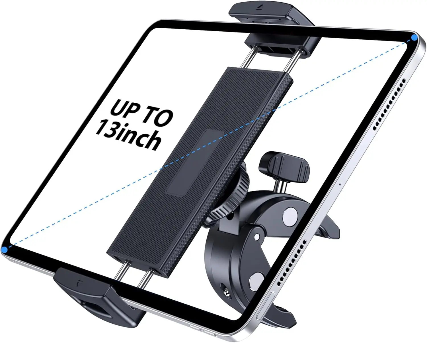Motorcycle Handlebar Bike Mobile Phone Holder Bicycle Tablet Holder For Ipad Mini Ebook Kindle Running Machine GYM Mic Stand