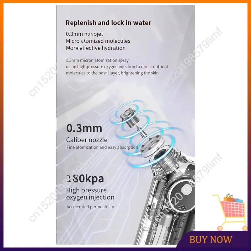 

MSOR-Airbrush Facial Deep Cleaning Atomizer Facial Skin Moisturizing Mist Atomizer Air Brush Compressor