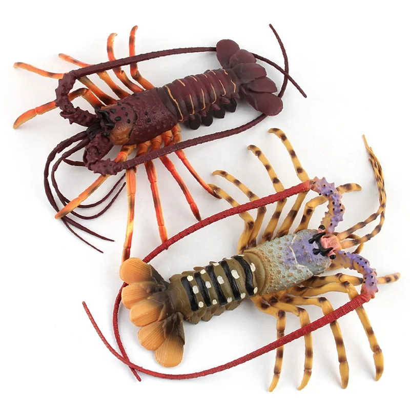 

Realistic Marine Simulation Lobsters Model Australian Lobster Boston Lobster Action Figures For Kid Gift B-Y46A