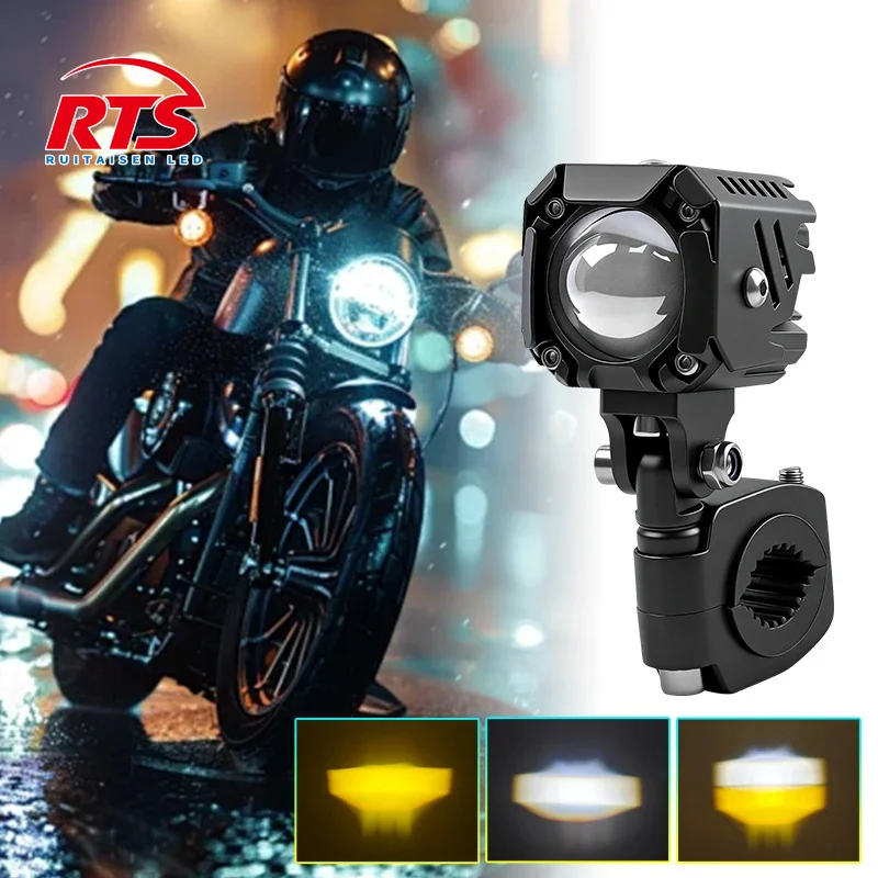 

70W High Power Motorcycle LED Spotlight High Low Beam Auxiliary led Headlight lens Fog Light Retrofit Driving Lamp for SUV ATV