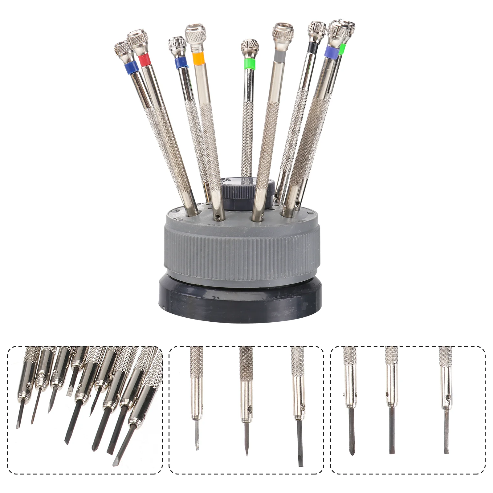 

Repair Tool Kit Rotary Slotted Screw Driver Small Work Screwdriver Watch