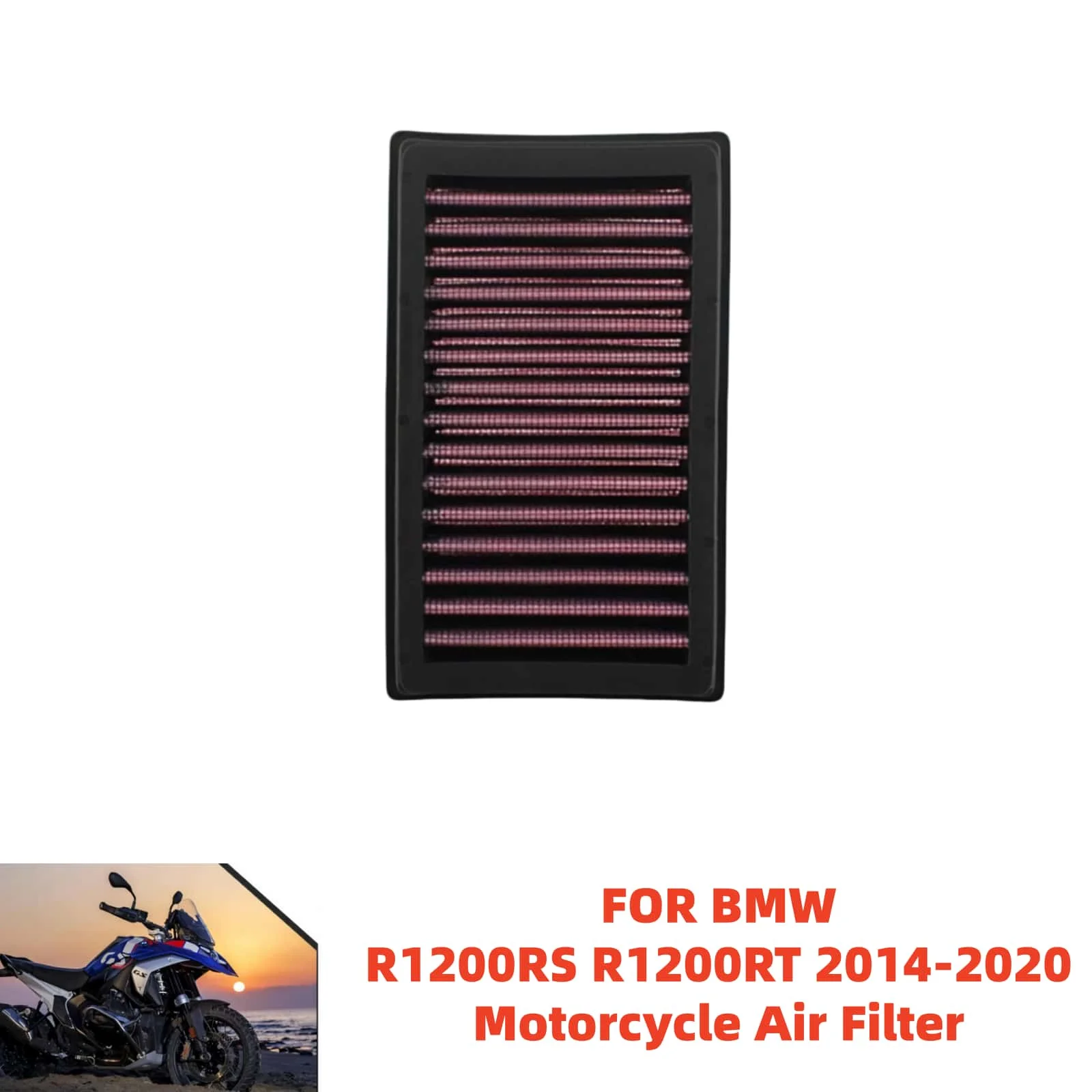 

Motorcycle Air Filter Cleaner Engine High Flow Element Replacement Moto Accessorie FOR BMW R1200RS R1200RT 2014-2020