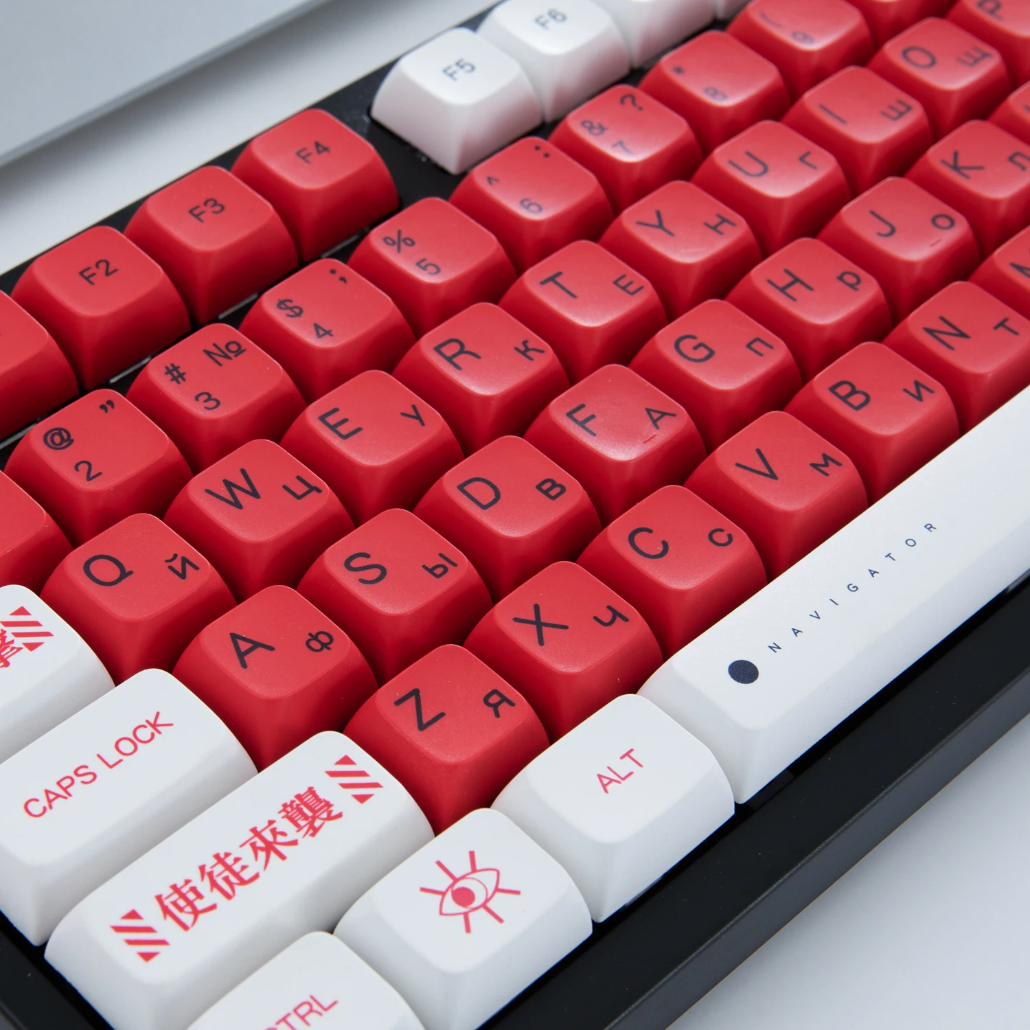 MAIMOOO Russian Layout  Keycap PBT Keycaps XDA Profile Sublimation For Ikbc Cherry MX 108/104/87/61/96 Keys Mechanical Keyboard