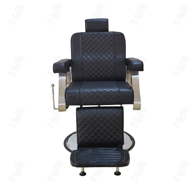 Salon , Hair Salons, Popular Online Barber Shop Chair, Can Be Reclined, Raised, Lowered, And Rotated,