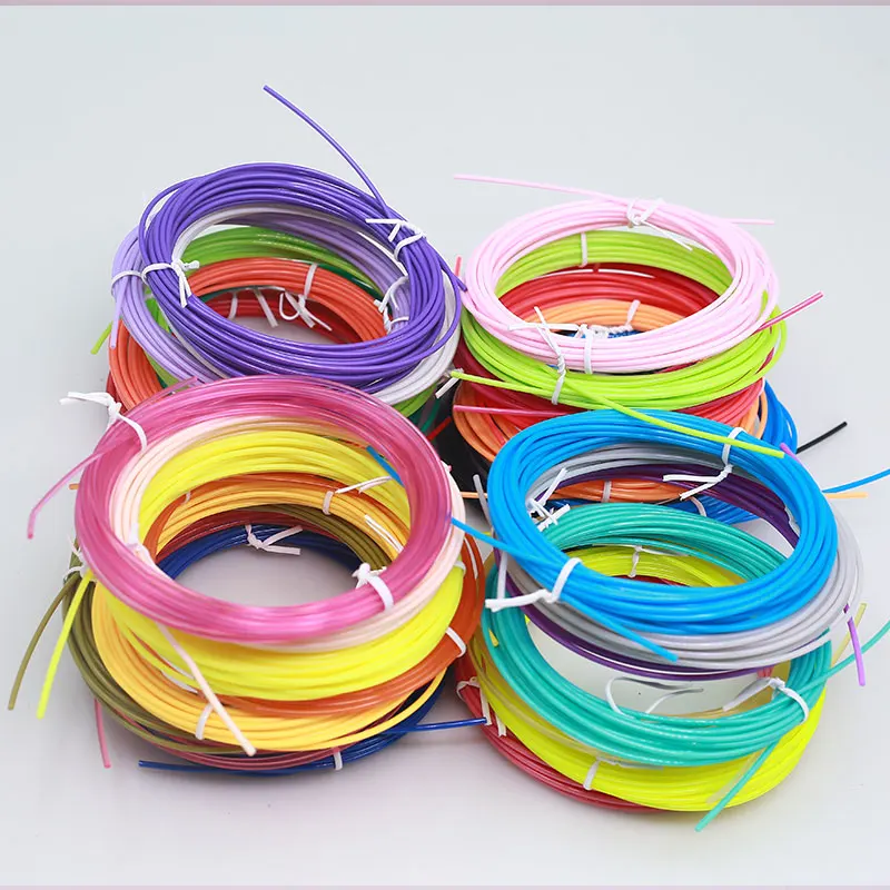 3D Pen Filament Refill Kit, 50m Multi-Color PLA with 3D Drawing Mat & Stencils, Complete 3D Pen Accessories Set for Kids