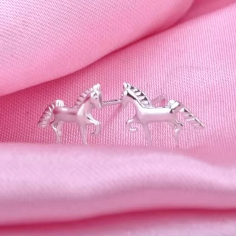 Reeti 925 brincos de cavalo de prata esterlina femininos elegantes joias de casamento brincos femininos moda 2019