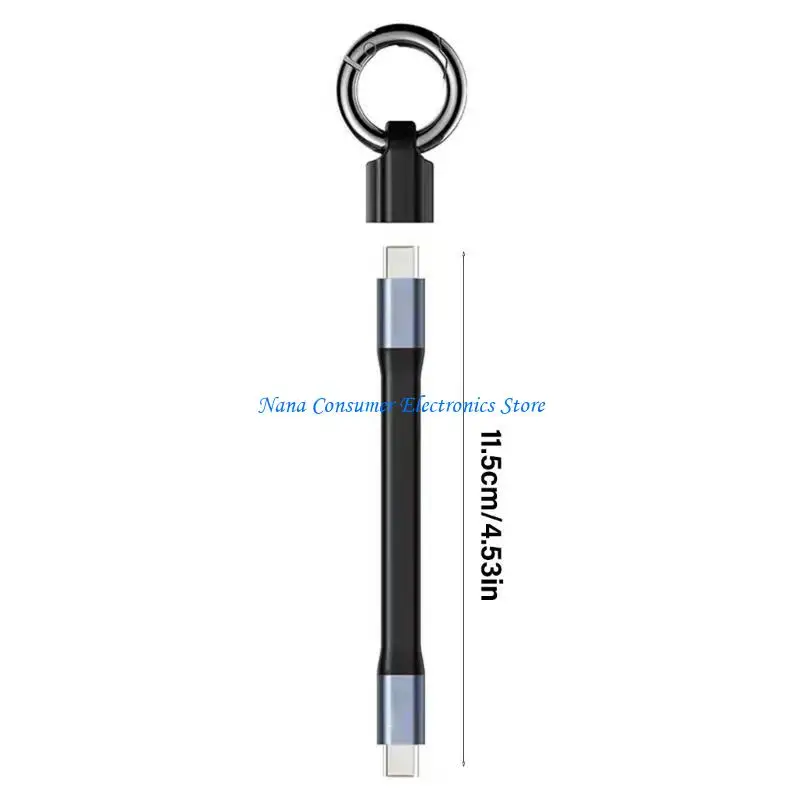 G7ne USB C -keychain Quick Charging Cable Sync Sync Sync Line for Conversion