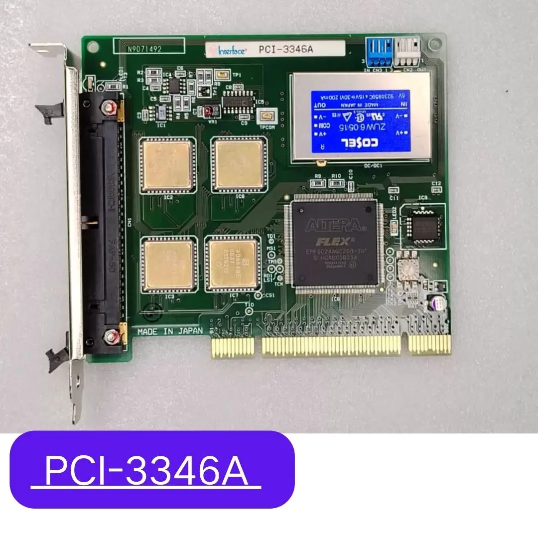 

Used PCI-3346A Data Acquisition Card Test OK Fast Shipping