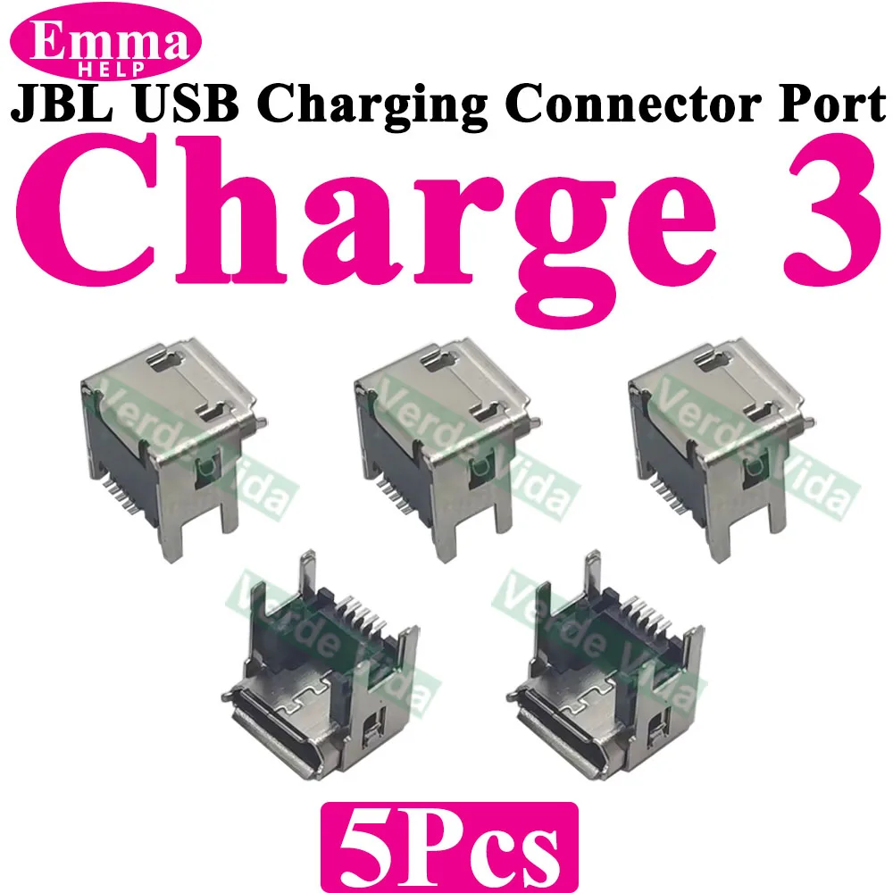 5Pcs Micro USB Charging Port Connector for JBL Charge 4 Flip 4 5 Pulse 2 3 Charger Dock Jack Socket Type-C Bluetooth Speaker image 4