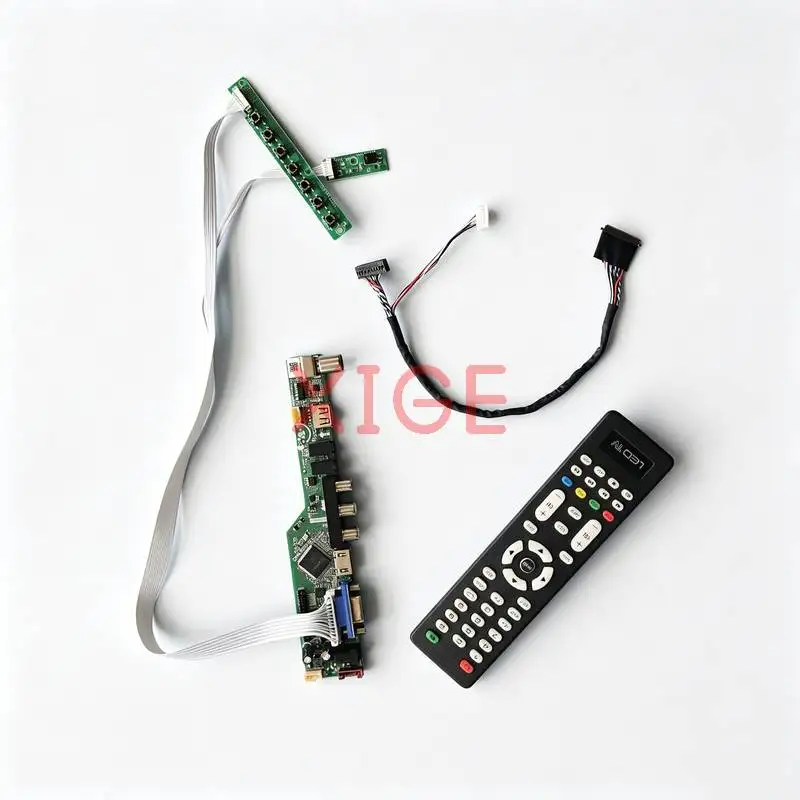 

Controller Board Fit CLAA173UA01A B173RW01 N173FGE LP173WD1 Laptop Display 1600x900 LVDS-40 Pin 1600*900 USB+AV+VGA+HDMI Kit DIY