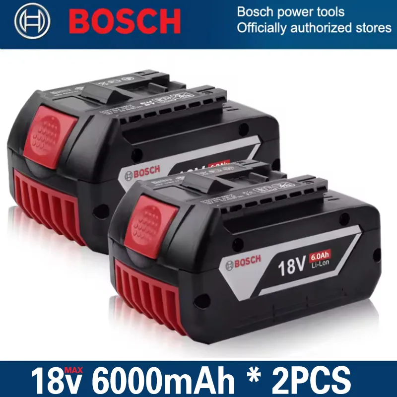 

100% Original 18v 6AH BOSCH Professional 18V 18650 Battery 18V Li-ion Replacement for BAT609 BAT609G BAT618 BAT618G with BMS
