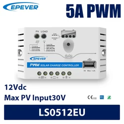 LS0512EU with USB terminal output free shipping EPEVER solar controller 5A 12V work