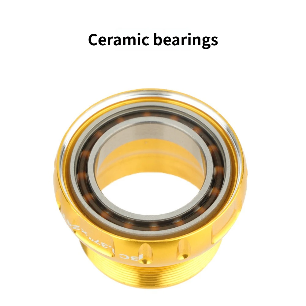 HASSNS Keramik-Innenlager, Gewinde 24 mm, 68/73 mm, versiegelte Keramiklager, Innenlager für Shimano Sram Prowheel Fahrradkurbel – Detail 3