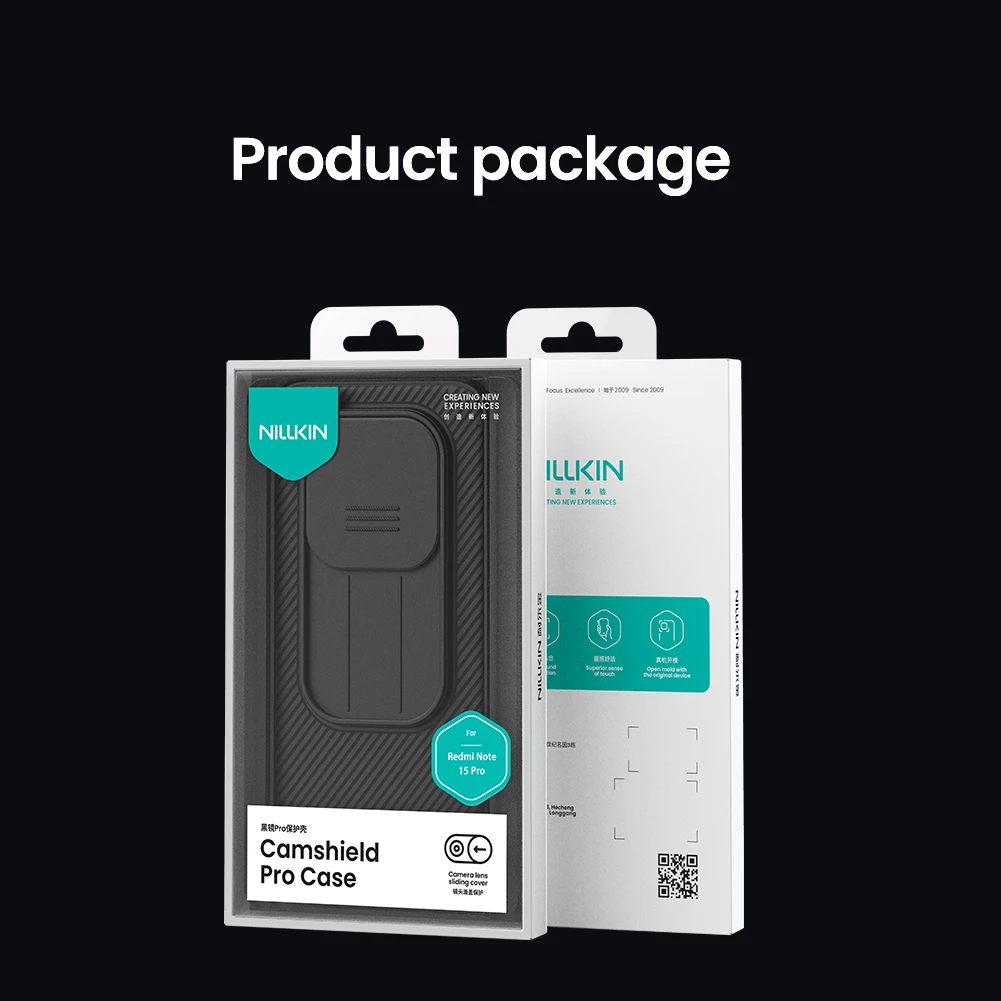 Etui NILLKIN Fitted Case Camshield Shield z ochroną obiektywu do Redmi Note 15 Pro 5G — zdjęcie produktu 6