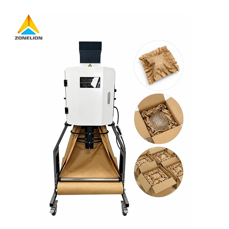Premium Quality Packaging Solution Recyclable Paper Buffer Machine Industrial Wrapping Equipment Cushion Paper Pad Machine