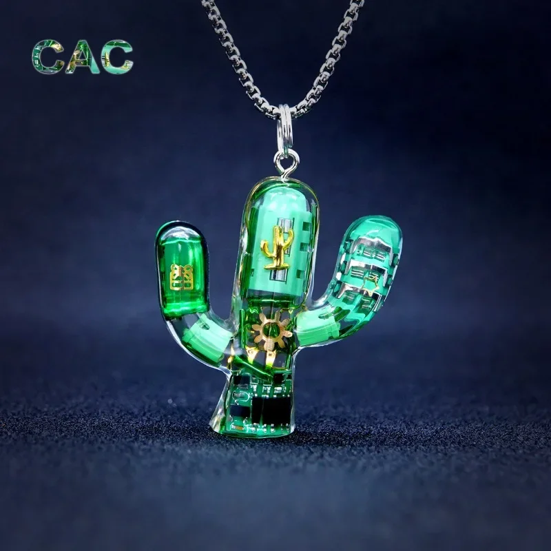 

Original Cactus Necklace Keychain Cyberpunk Collarbone Chain