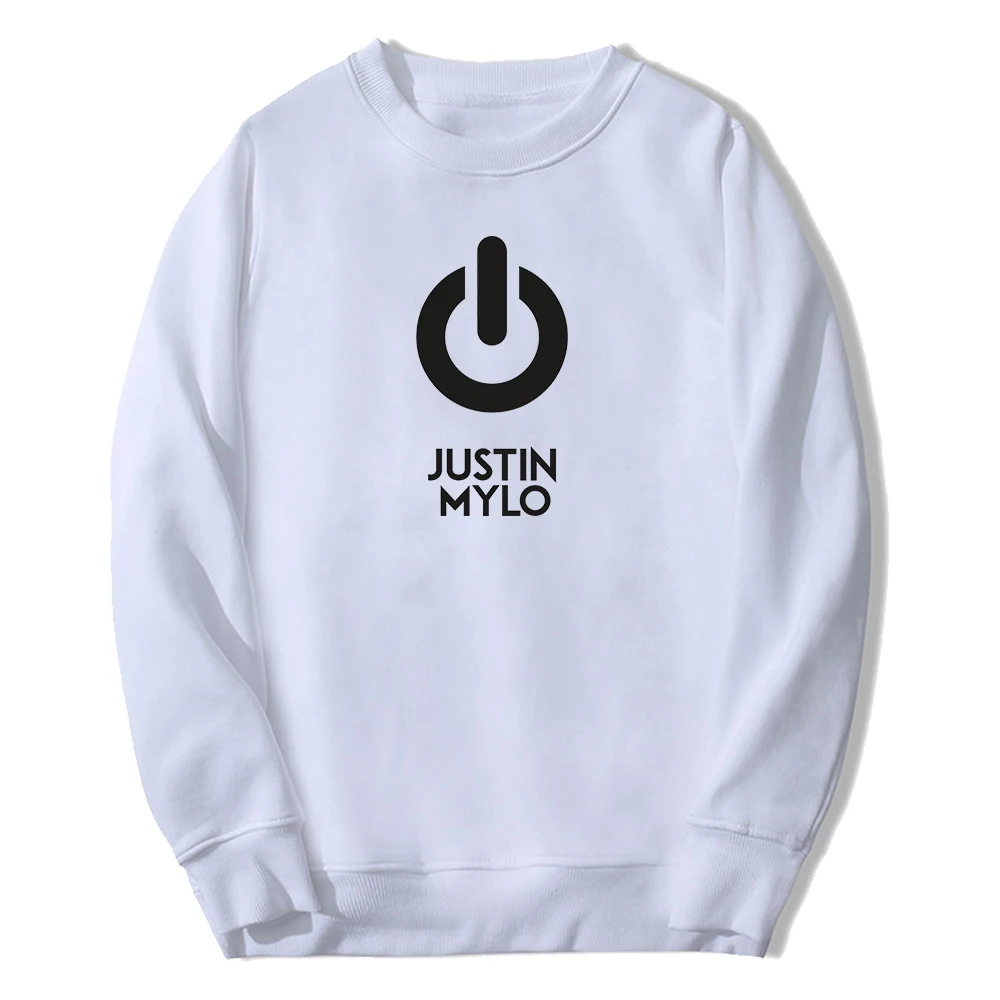 Justin Mylo Merch Tour 2024 Unisex Crewneck Long Sleeve Streetwear Women Men Sweatshirt Hip Hop Clothes