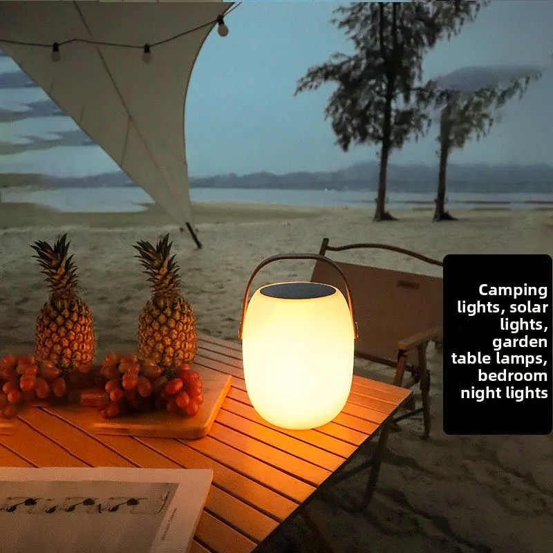 Garden Ambient Light Outdoor Waterproof Garden Solar Table Light Camping Decorative Light