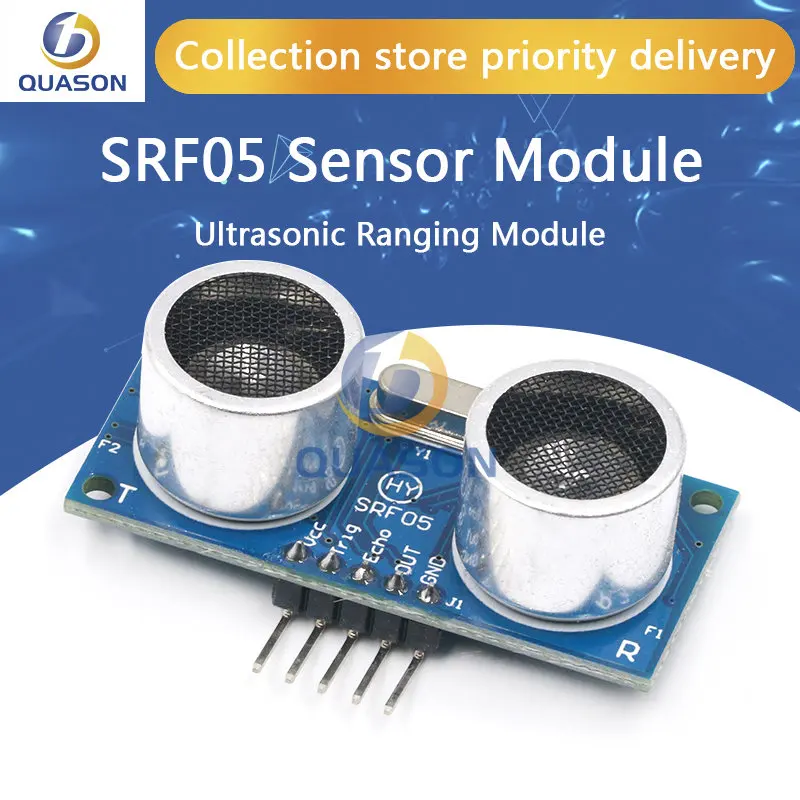 HY-SRF05 SRF05 Ultrasonic Distance Sensor Module Ultrasonic Ranging Module Replace SR04 Module DC 5V 5pin