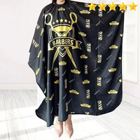 【Hot sales】1pc Salon Barber Cape with Neck Dusting Brush - Professional Hair Cutting Cape for Stylists and Barbers