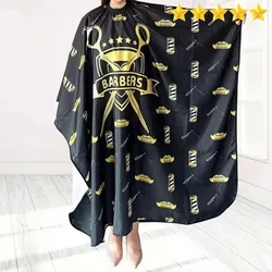 【Hot sales】1pc Salon Barber Cape with Neck Dusting Brush - Professional Hair Cutting Cape for Stylists and Barbers