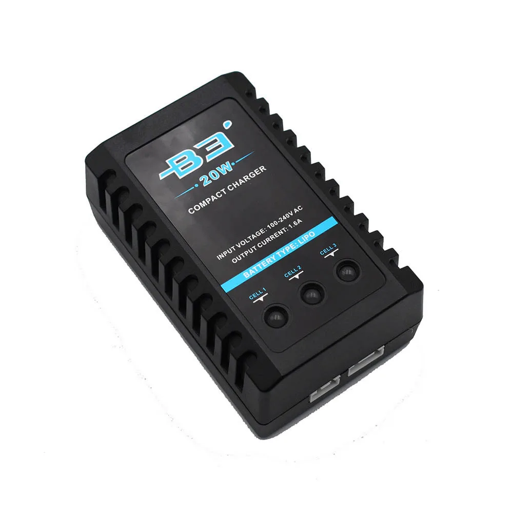 IMAX RC B3 20W Compact Balance Charger for 2S-3S 7.4V -11.1V Lithium LiPo Battery high quality long-life Adapter