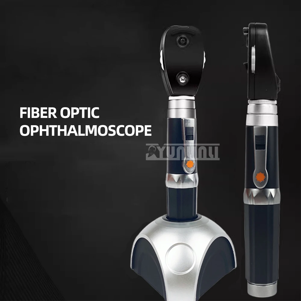 

Fiber Optic Ophthalmoscope endoscope LED direct ophthalmoscope handheld ophthalmoscope