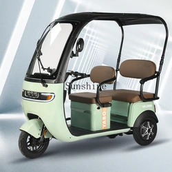 Shed electric tricycle for the elderly to travel leisure electric tricycle